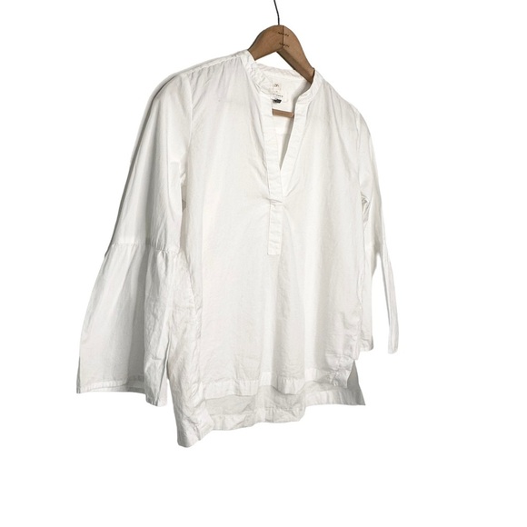 Loft | White The Softened Bell Sleeve Shirt - Picture 3 of 9